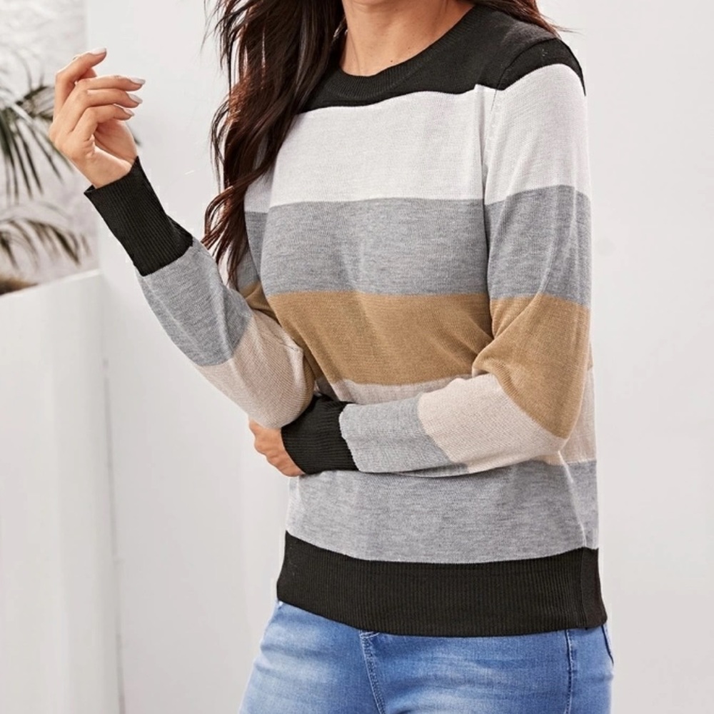 Cut And Sew Sweater - Picture 3 of 5